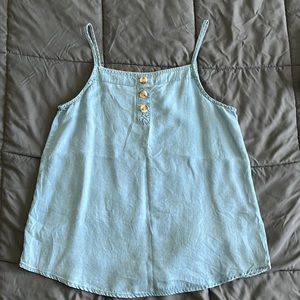 Denim tank top